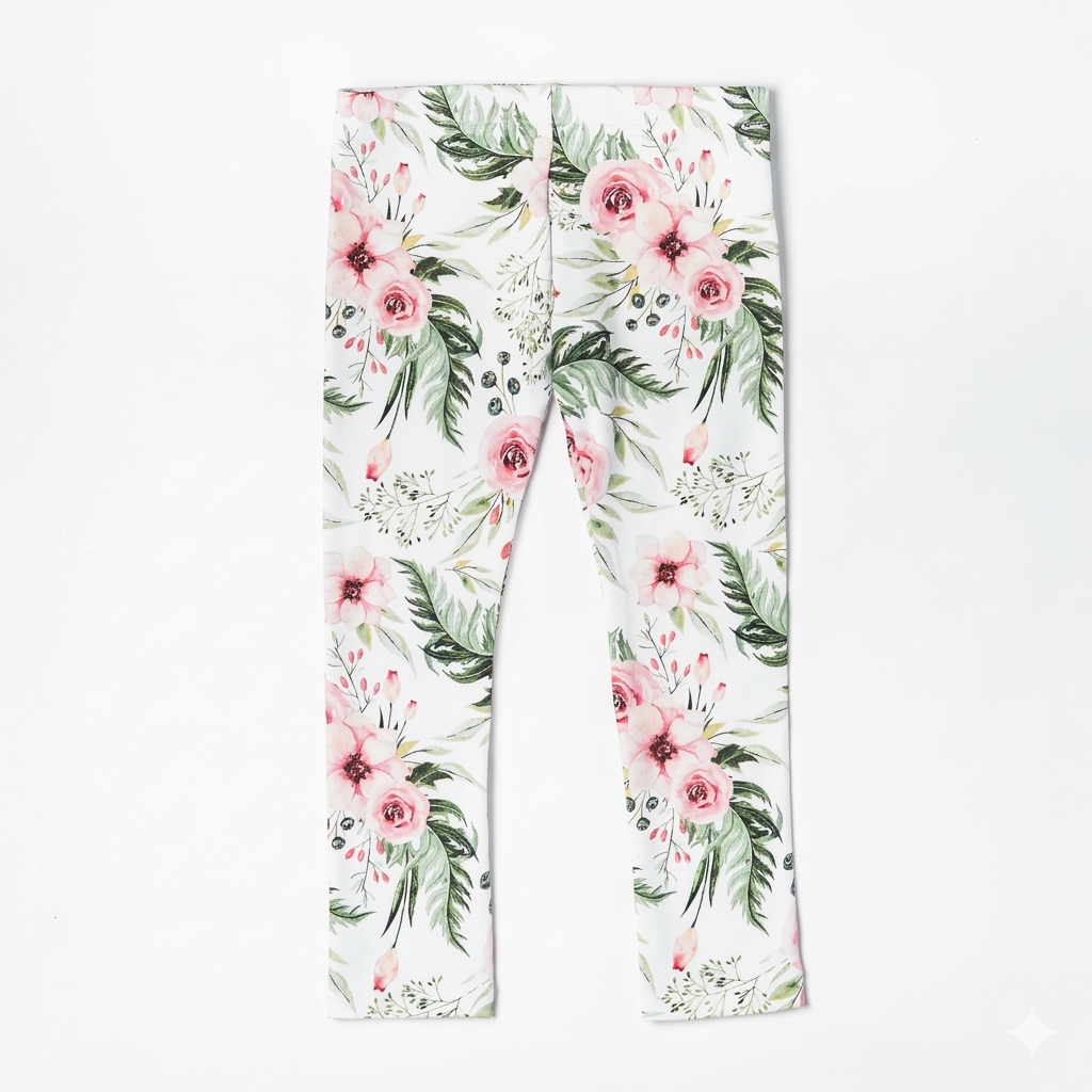 Legginsy w kwiaty